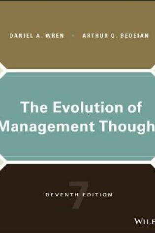 Cover of The Evolution of Management Thought