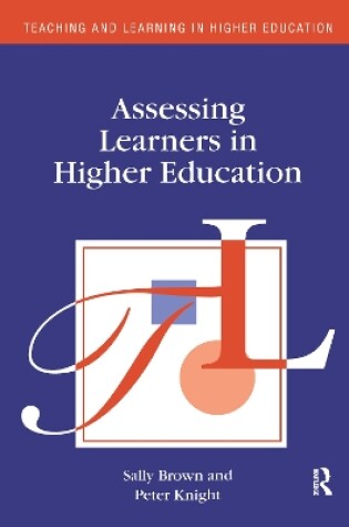 Cover of Assessing Learners in Higher Education