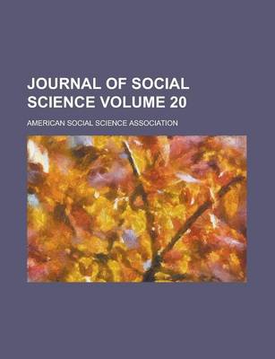 Book cover for Journal of Social Science Volume 20