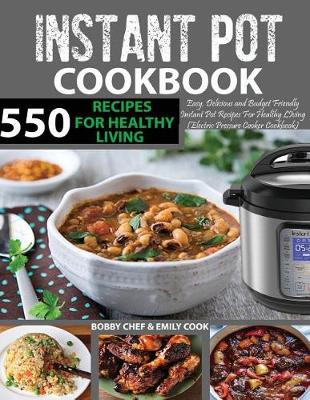 Book cover for 550 Instant Pot Recipes Cookbook