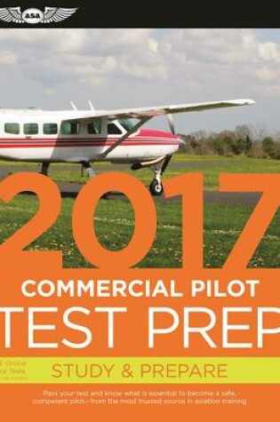 Cover of Commercial Pilot Test Prep 2017 Book and Tutorial Software Bundle
