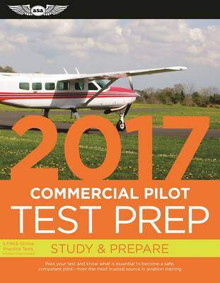 Book cover for Commercial Pilot Test Prep 2017 Book and Tutorial Software Bundle