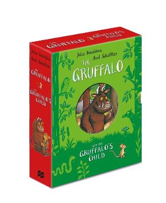 Book cover for The Gruffalo and the Gruffalo's Child Board Book Gift Slipcase