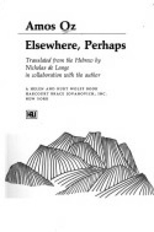 Cover of Elsewhere, Perhaps