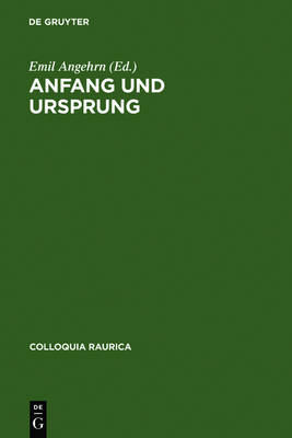 Cover of Anfang Und Ursprung