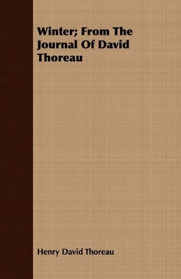 Book cover for Winter; From The Journal Of David Thoreau