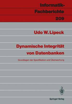 Book cover for Dynamische Integrität von Datenbanken