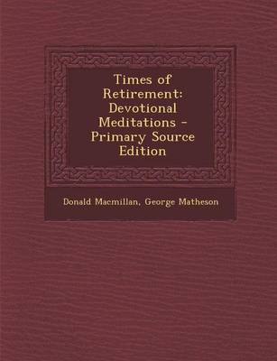 Book cover for Times of Retirement