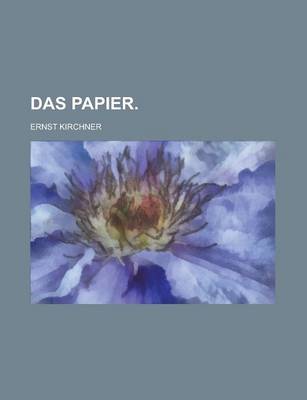 Book cover for Das Papier