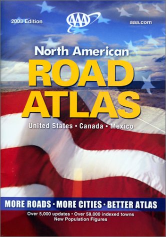 Book cover for AAA North American Road Atlas, 2003