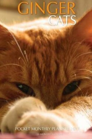 Cover of Ginger Cats Pocket Monthly Planner 2017