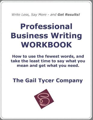 Book cover for Professional Business Writing WORKBOOK