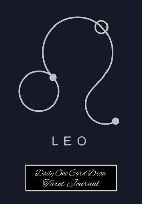 Book cover for Leo Daily One Card Draw Tarot Journal