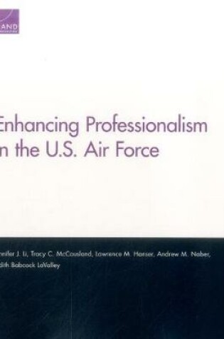 Cover of Enhancing Professionalism in the U.S. Air Force