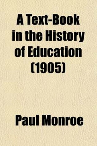 Cover of A Text-Book in the History of Education