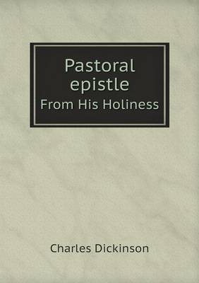 Book cover for Pastoral epistle From His Holiness