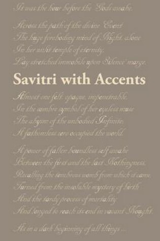 Cover of Savitri with Accents