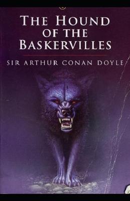 Book cover for Illustrated The Hound of the Baskervilles Sherlock Holmes #3 by Arthur Conan Doyle