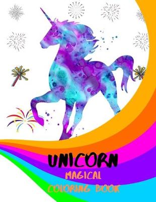 Book cover for Unicorn Magical Coloring Book