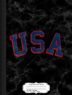 Book cover for USA America Composition Notebook