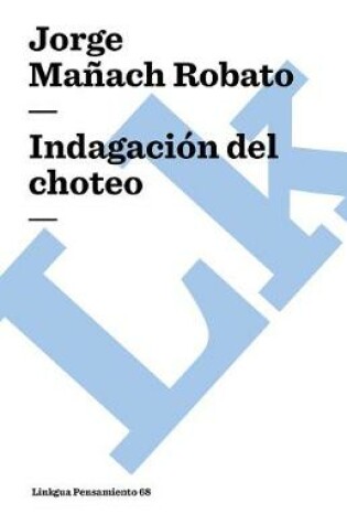 Cover of Indagación del Choteo