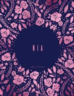 Book cover for Nia - Composition Notebook