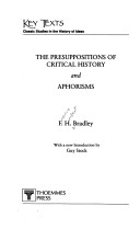 Book cover for Presuppositions of Critical History