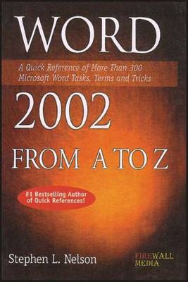 Book cover for Word 2002 from A to Z