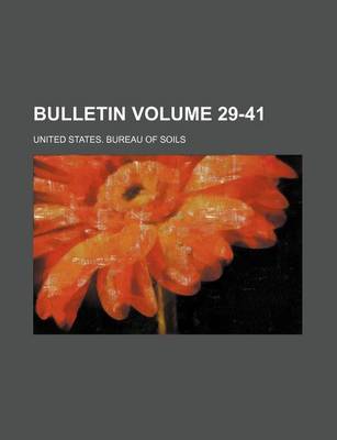 Book cover for Bulletin Volume 29-41