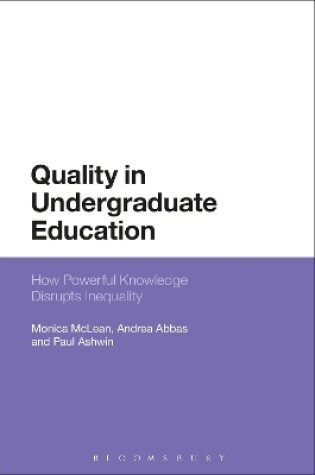 Cover of Quality in Undergraduate Education