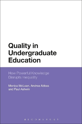 Book cover for Quality in Undergraduate Education