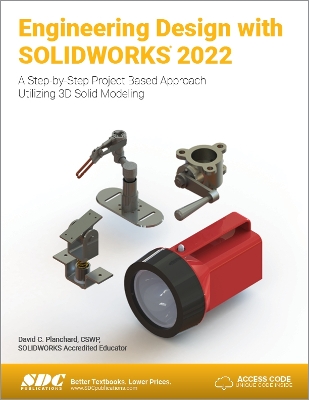 Book cover for Engineering Design with SOLIDWORKS 2022