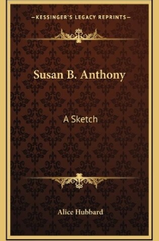 Cover of Susan B. Anthony