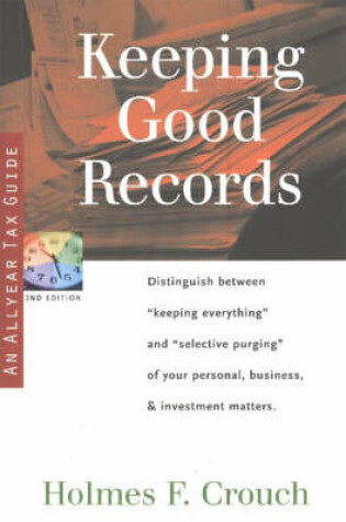 Cover of Keeping Good Records