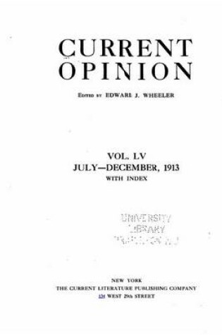 Cover of Current Opinion - Vol LV