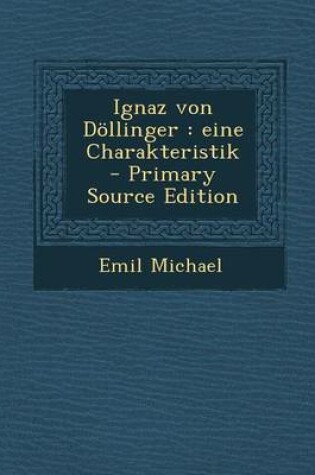 Cover of Ignaz Von Dollinger