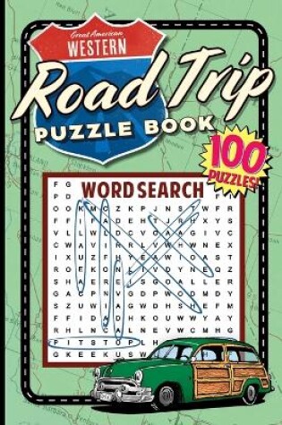 Cover of Great American Western Road Trip Puzzle Book