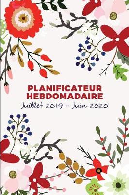 Book cover for Planificateur Hebdomadaire Et Organisateur Juillet 2019 - Juin 2020