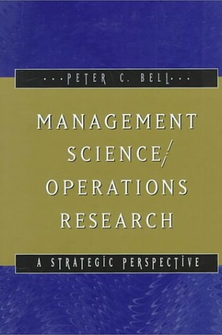 Cover of Management Science/Operations Research