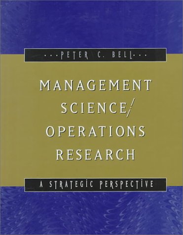 Book cover for Management Science/Operations Research