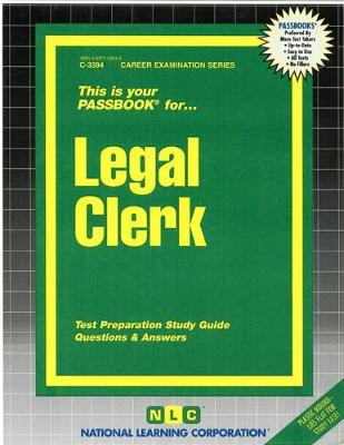 Book cover for Legal Clerk