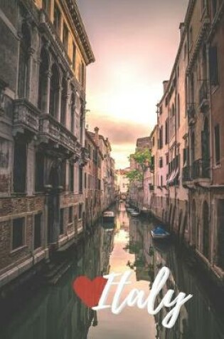 Cover of Venice Italy Canal Travel Lined Journal, Ruled Personal Diary Notebook, Softcover Writing Notepad Gift, 120 Pages