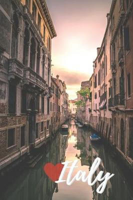 Book cover for Venice Italy Canal Travel Lined Journal, Ruled Personal Diary Notebook, Softcover Writing Notepad Gift, 120 Pages