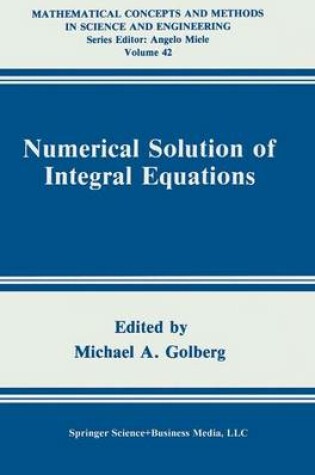 Cover of Numerical Solution of Integral Equations