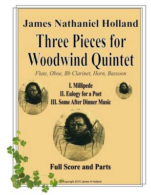 Book cover for Three Pieces for Woodwind Quintet