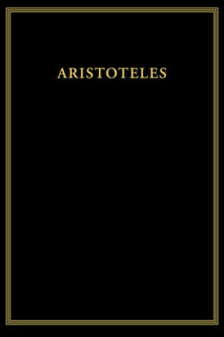 Cover of Aristoteles: Kategorien