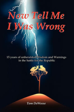 Cover of Now Tell Me I Was Wrong