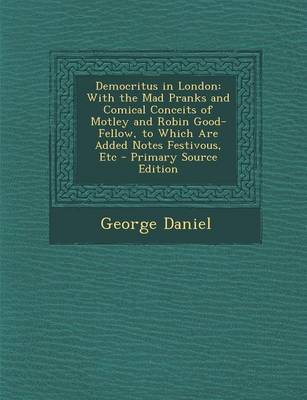 Book cover for Democritus in London