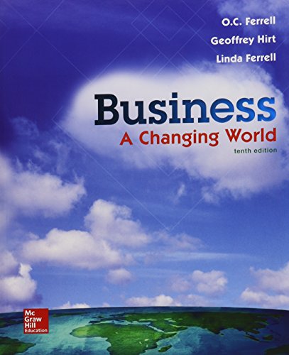 Book cover for Business: A Changing World with Connect and Business Plan Pro Access Card