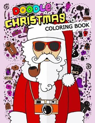 Book cover for Doodle Christmas Coloring Books